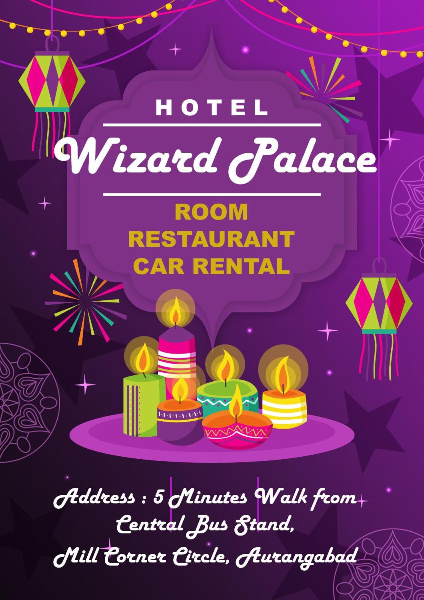 U2 Hotel Wizard Palace Aurangabad  Buitenkant foto